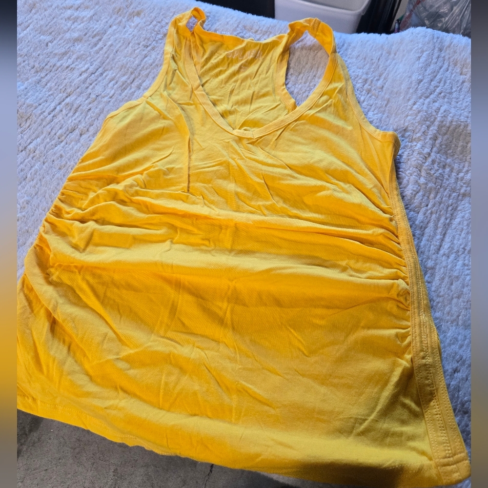 Splash Vibrant Yellow Tank Top